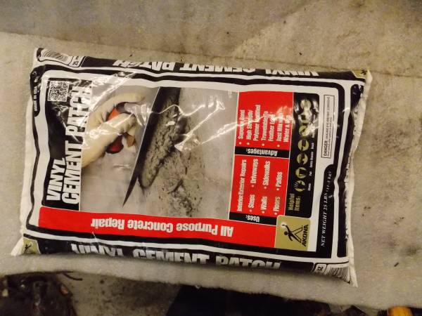 NEW Vinyl Cement Patch Repair Concrete Surface 41.50 Value Menards 1