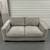 Lennon Fabric Loveseat - Gray 4 thumbnail