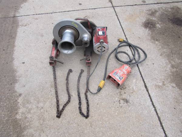 Ensley Electric  Power Cable Puller Tugger Winch w/ Foot Control T202 1