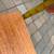Danish minimalist / modern teak entryway / telephone bench B61 19 thumbnail