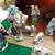 VINTAGE NATIVITY SCENE LIGHTED STABLE w/ 18 FIGURES - TABLE TOP SIZE 2 thumbnail