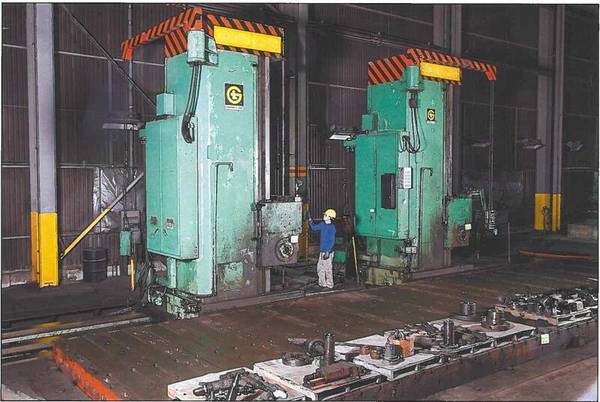 Giddings and Lewis 7 inch floor type horizontal boring mills 1