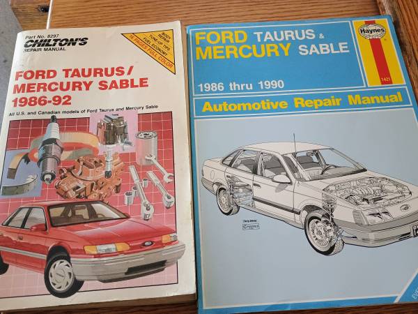 86-92 Ford Taurus Mercury Sable Repair Manuals 1