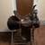 Circa 1910 antique leather western saddle by James Mattas 1 thumbnail