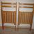 Set of Wooden Folding Chairs - Excellent Condition 5 thumbnail