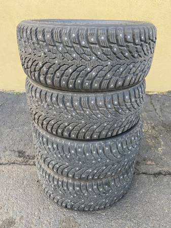 NOKIAN STAGGERED STUDDED WINTER TIRES 225/40R18 & 245/45R18 LEXUS IS 1