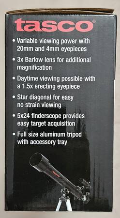 Tasco Space Station 600 X 50 Refractor Telescope NEW UNOPENED BOX 1