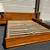 Danflex QUEEN Mid Century Danish TEAK Platform Bed with Floating Nightstands 1 thumbnail