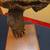 1960s Brass Eagle in Flight on Mahogany Base> Like New 3 thumbnail