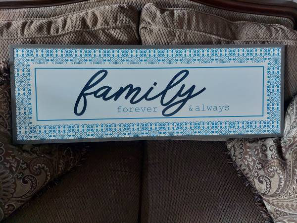 Wood Art - "Family - Forever and Always" 1
