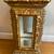 UNIQUE HARD TO FIND WOOD GOLD GILT ROCOCO STYLE SHOWCASE CURIO CASE 1 thumbnail