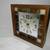 Vintage Hargas Art Stained Glass Wood Framed Quartz Wall Hanging Clock 8 thumbnail