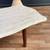 Mid-Century Modern Marble Stone & Walnut Coffee Table, c.1960’s 5 thumbnail