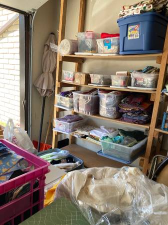 Craft, fabric, knitting and cross stitch 1