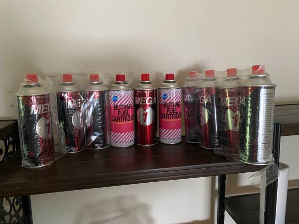 10 Butane Fuel  Canisters 1