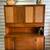 1960s Mid Century 2 Piece Hutch China Cabinet 10 thumbnail
