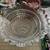 Crystal Footed Bowl | Scalloped Cut Glass Centerpiece | Elegant Home 3 thumbnail