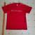 Columbia Front Graphic Red Crew Neck T Shirt, Cotton, M 1 thumbnail