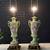 Pair of Vintage Pair of Green Porcelain Urn Shape Table Lamps, c.1960’ 2 thumbnail