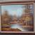 Vintage oil painting (mill) signed J. Eaton 1 thumbnail