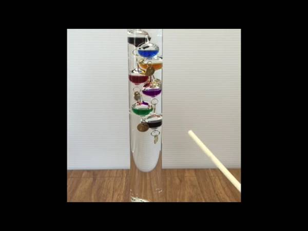 Indoor Glass Galileo Thermometer 1