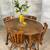 Solid Wood Kitchen Dining Table With 4 Chairs 16 thumbnail