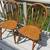 3 Solid Oak Brace Back Windsor Chairs (Made in USA, Very Sturdy) 3 thumbnail
