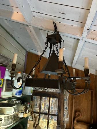 Metal Hanging Candelabra 1