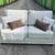 Lazyboy Light Blue/White 2-Sester Sofa 1 thumbnail