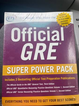 GRE prep books 1