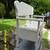White Wooden Bench with Heart Design 4 thumbnail