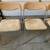 Mid Century MODERN Vintage Folding ITALIAN Chairs, 1970's, Set of 4 2 thumbnail