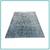 10ft × 14ft Striated Oceanic Blue Area Rug 1 thumbnail