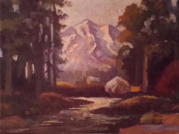 Original Oil Painting on Canvas Panel 1