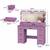 Vanity Desk with 38" Large Mirror and 9 LED Lights, Adults Makeup Vanity with 7  8 thumbnail