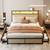 New Queen Bed Base with Charging Station and LED Lights, Metal Bed Frame with 4  8 thumbnail