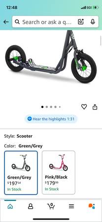 Kid bmx style scooter 1