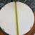 White Pine Top Round Coffee Table with Gold Base 4 thumbnail