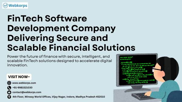 FinTech Software Development Company Delivering Secure and Scalable Fi 1