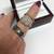 Diamond engagement ring set. 14K white gold. 3 thumbnail