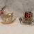Swarovski Golden Shadow Crystal Winter Reindeer and Winter Sleigh NEW 2 thumbnail