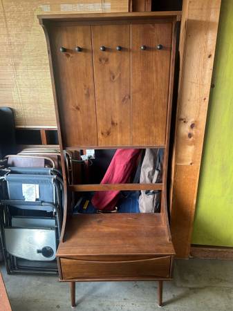 Coat rack entryway mid century look 1