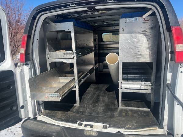 Contractors,Plumbers, Electricians,Van Organizer locking shelves 1