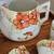 Antique Nippon Japan Pitcher and Teacups Orange Poppy Flower 12 thumbnail