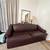 Brown Leather Sofa / Couch - Excellent Condition 1 thumbnail
