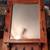 1970s Vintage Solid Wood Entryway Mirror with Hooks and Shelf 8 thumbnail