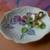 Vintage Chase Japan Handled Bon Bon Raised Floral Plate 1 thumbnail