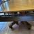 Awesome Small to Extra Large Adjustable Antique Solid Tiger Oak Dining Set 5 thumbnail