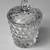 Vintage Fostoria American Clear Rare Glass Jam Pot and Lid 7 thumbnail