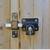 New 50mm Long Throw 2" Gate Lock - Double-Locking - Black - GateMate 10 thumbnail